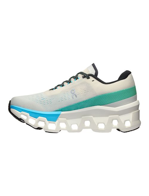 Tênis On Running Cloudmonster 2 Feminino - Branco/Azul