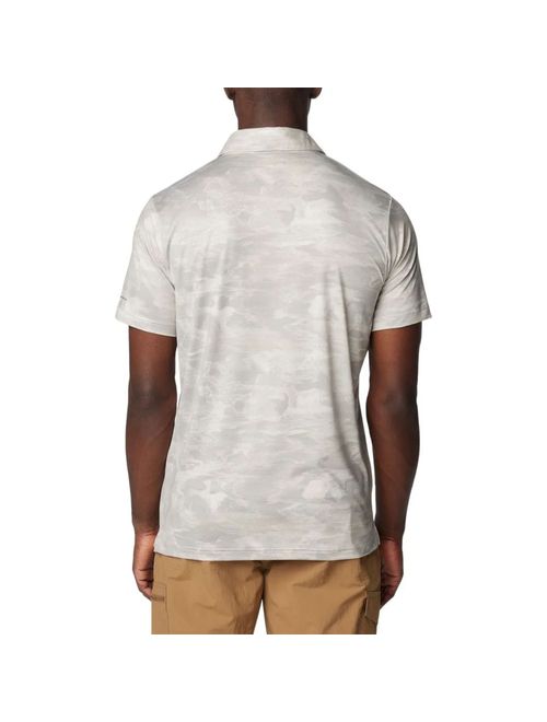 Camisa Polo Columbia Tech Trail Novelty Masculina - Bege