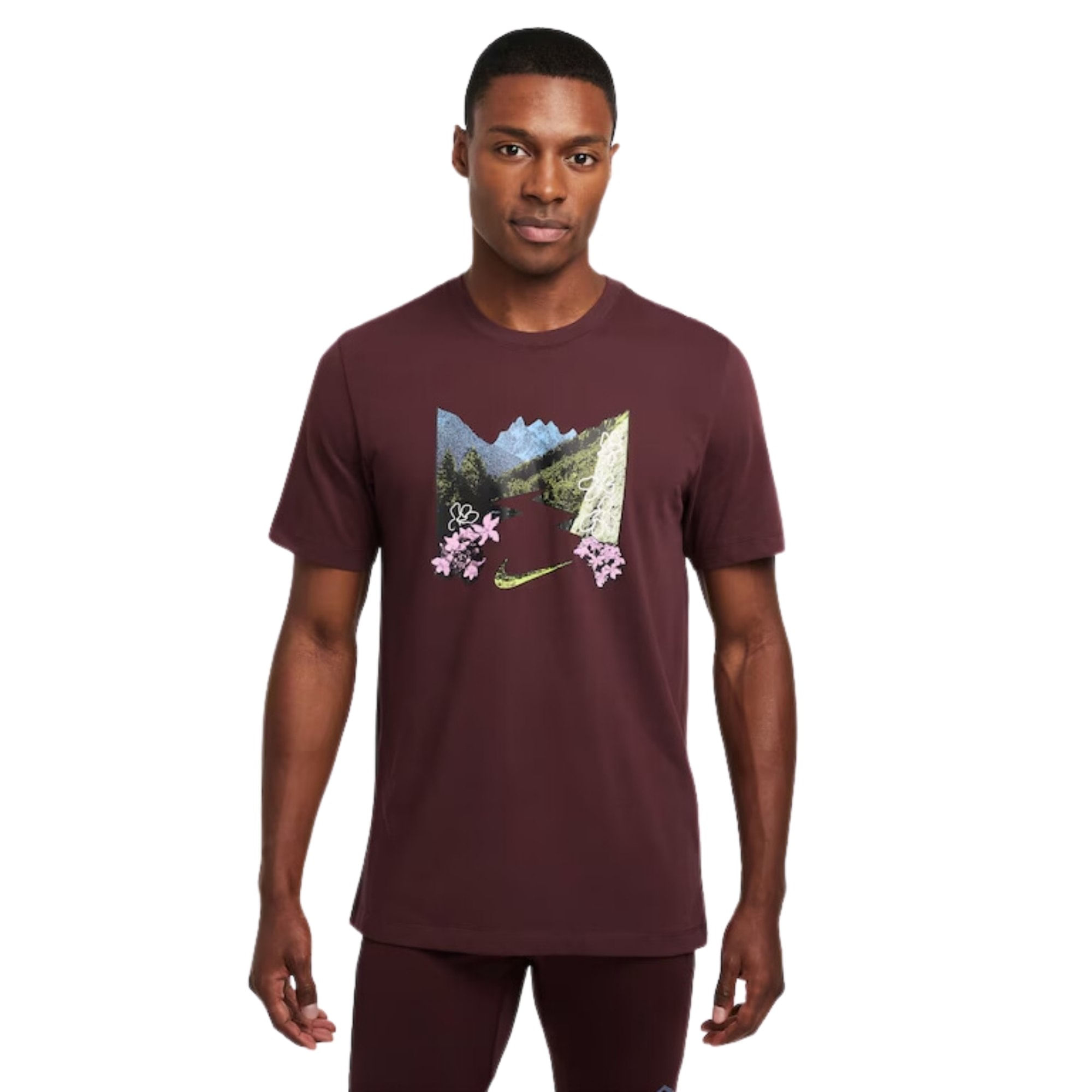Camiseta Nike Dri-Fit Trail Energy Masculina - Vermelha