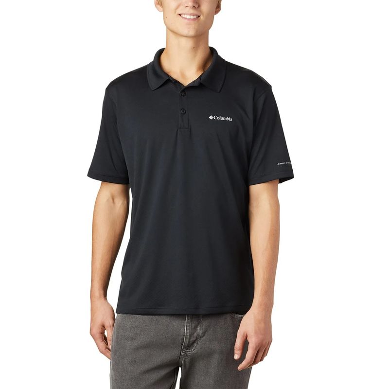 Camisa Polo Columbia Zero Rules - Masculina Preta