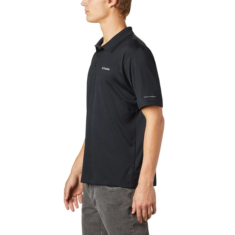 Camisa Polo Columbia Zero Rules - Masculina Preta