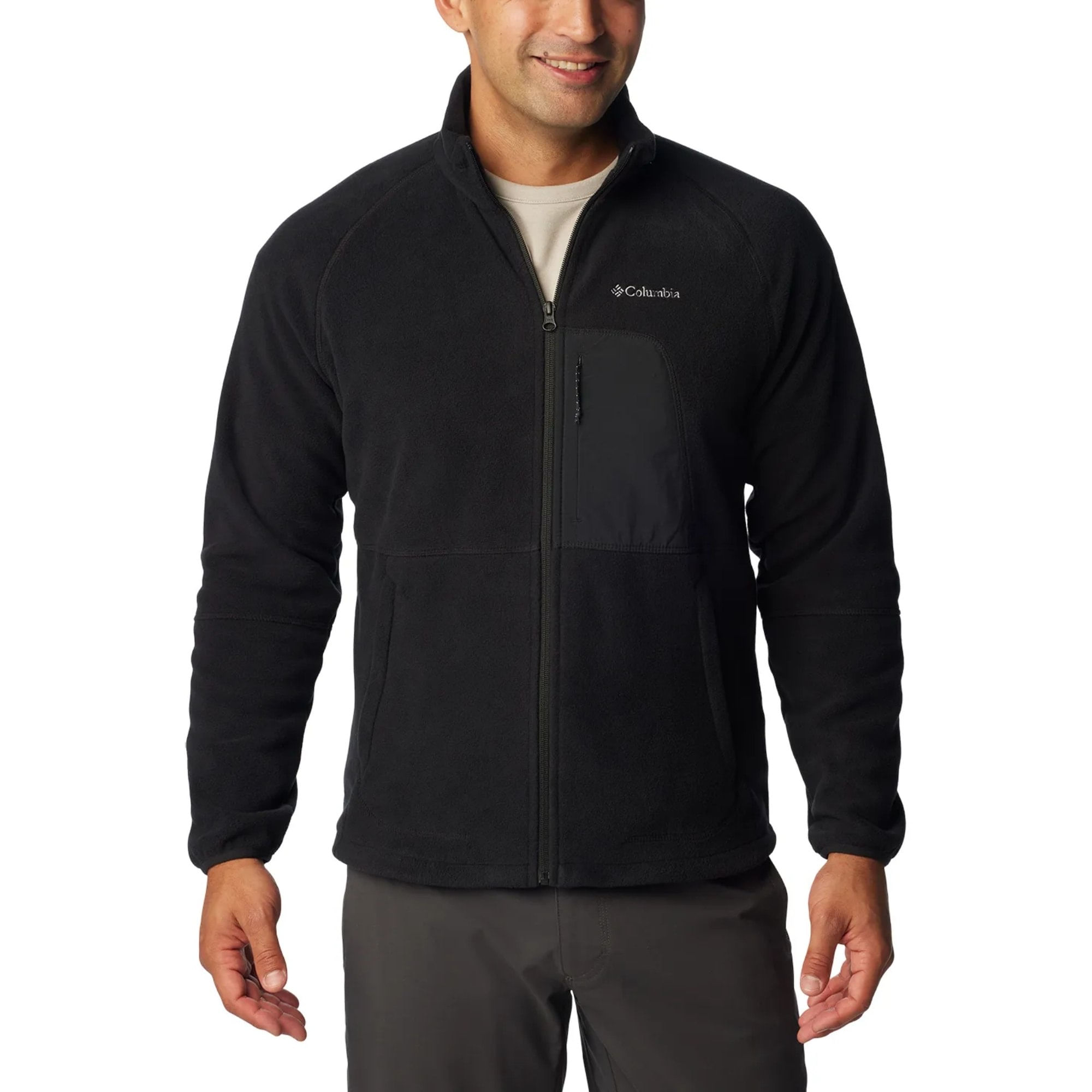 Jaqueta Fleece Columbia Rapid Expedition Masculina - Preta
