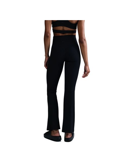 Calça Nike Zenvy Hr Rib Flare Feminina - Preta
