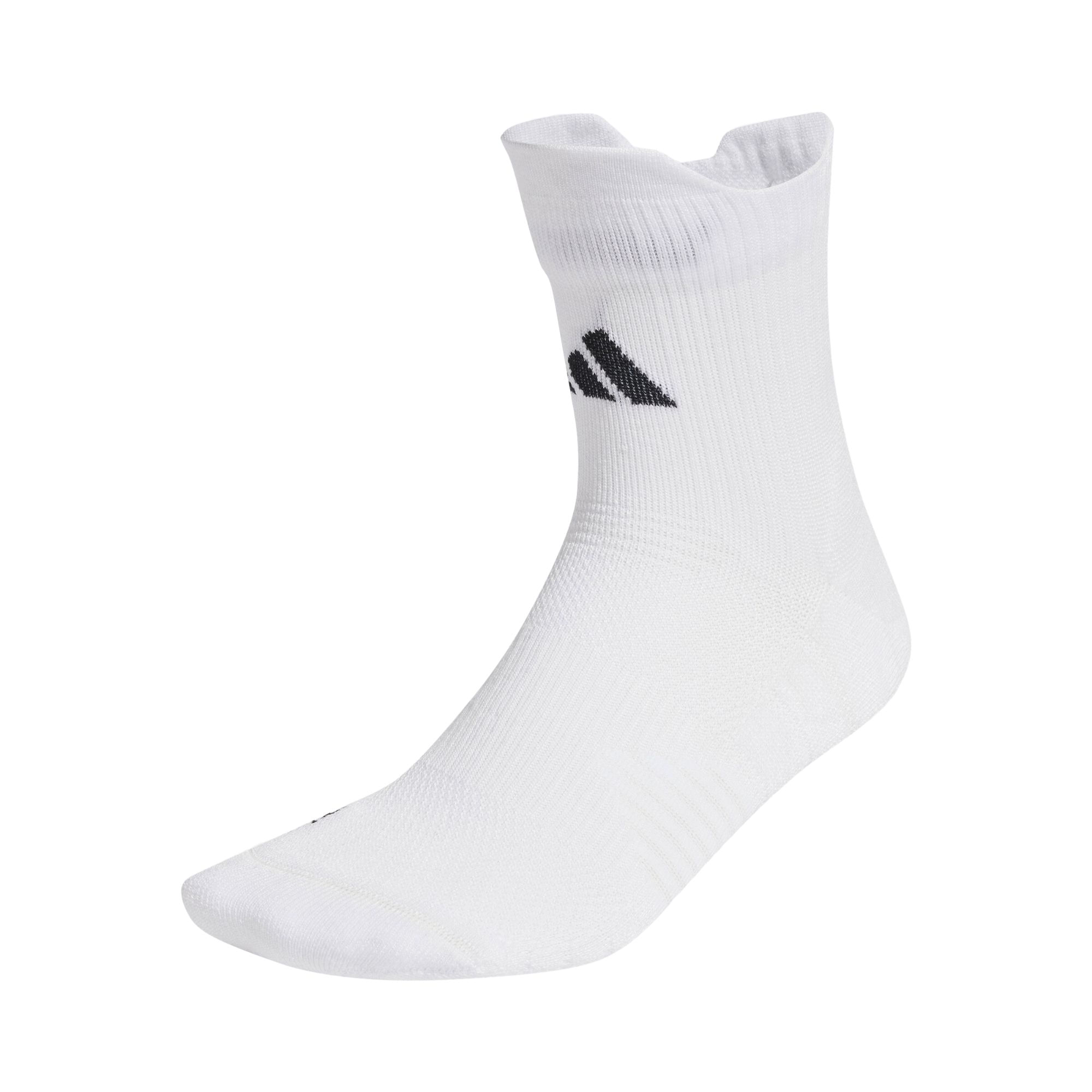 Meia Adidas Cano Médio Runxcshnd Unissex - Branca