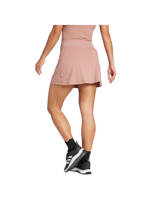 Saia Shorts Adidas Optime Biker Feminina - Marrom Claro