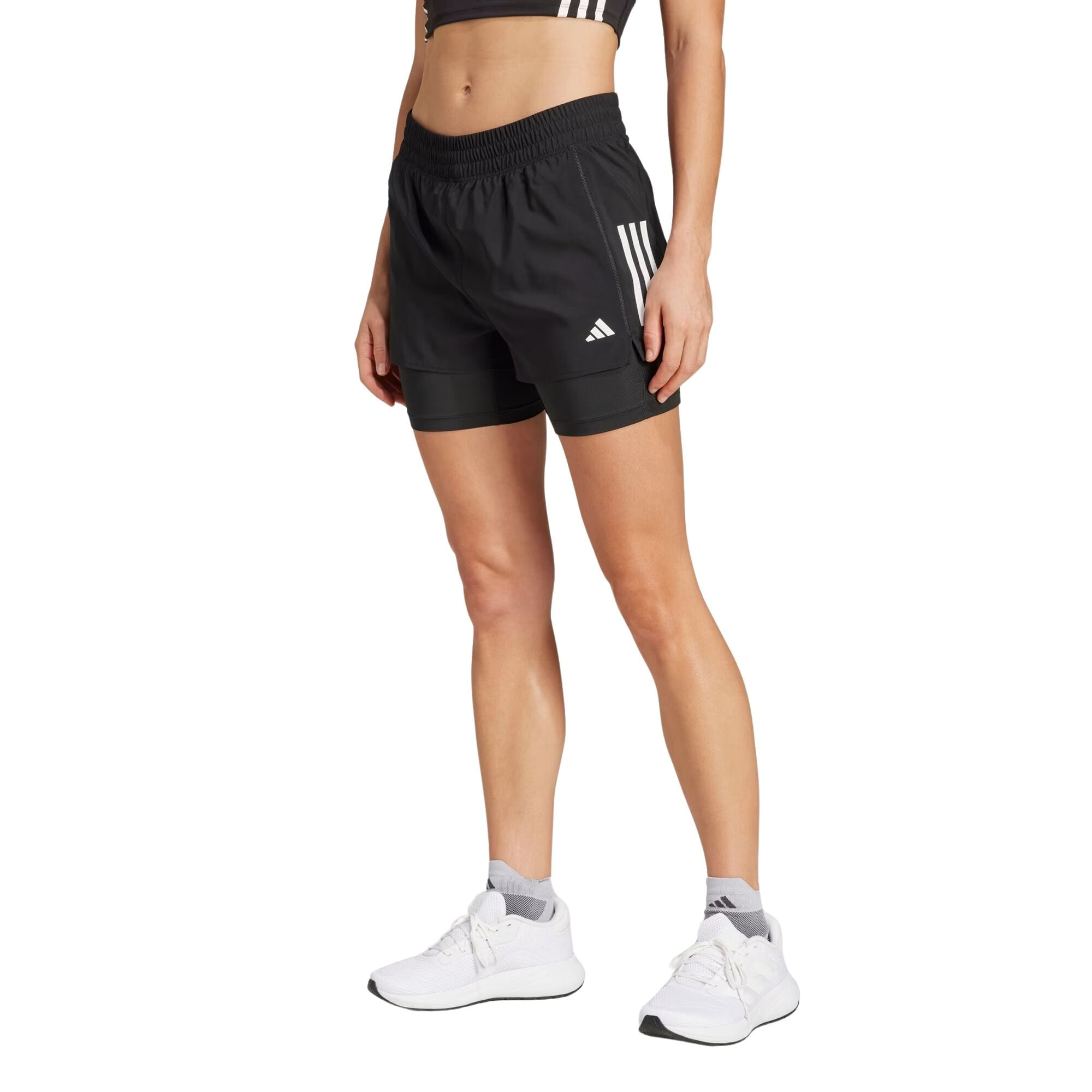 Shorts Adidas Own The Run 2In1 Own The Run Climacool Feminino - Preto