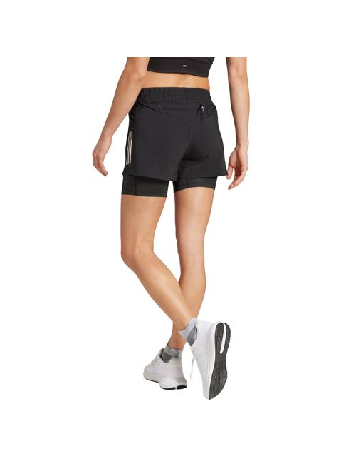 Shorts Adidas Own The Run 2In1 Own The Run Climacool Feminino - Preto