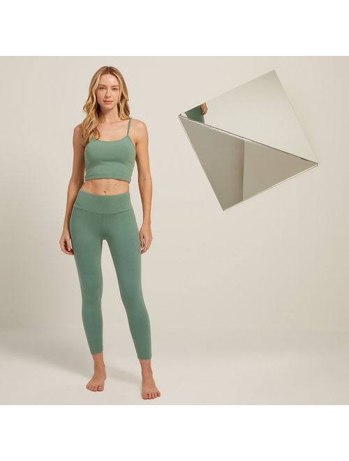 Legging Yoga Estonada Verde Zuri
