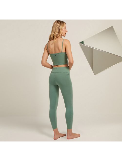 Legging Yoga Estonada Verde Zuri