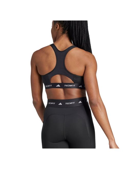 Top Adidas Techfit Sup.Medio Feminino - Preto