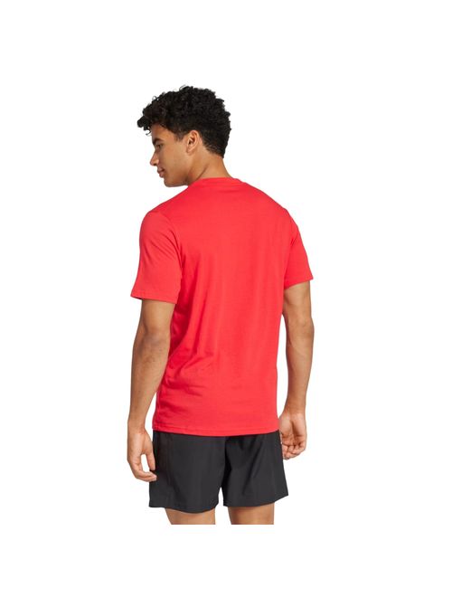 Camiseta Adidas Essentials Logo Masculina - Vermelha
