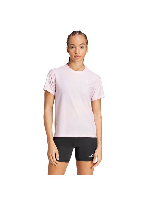 Camiseta Adidas Own The Run Base Feminina - Rosa Claro