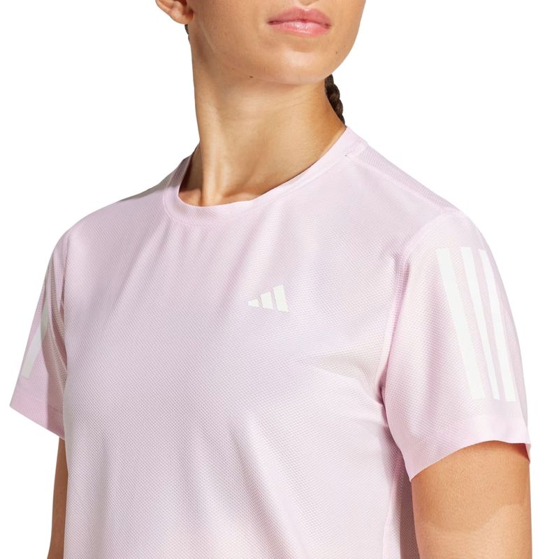 camiseta-adidas-own-the-run-base-feminina-rosa-claro