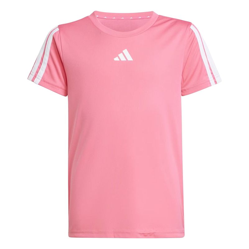 camiseta-adidas-3-stripes-infantil-pink