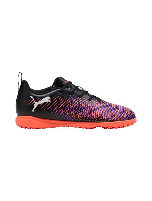 Chuteira Society Puma Future 8 Play Infantil Neymar - Preta/Roxa