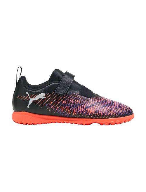 Chuteira Futsal Puma Com Velcro Future 8 Play Neymar Infantil - Preta/Roxa