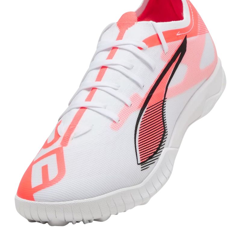 chuteira-society-puma-ultra-5-match-unissex-branca-vermelha