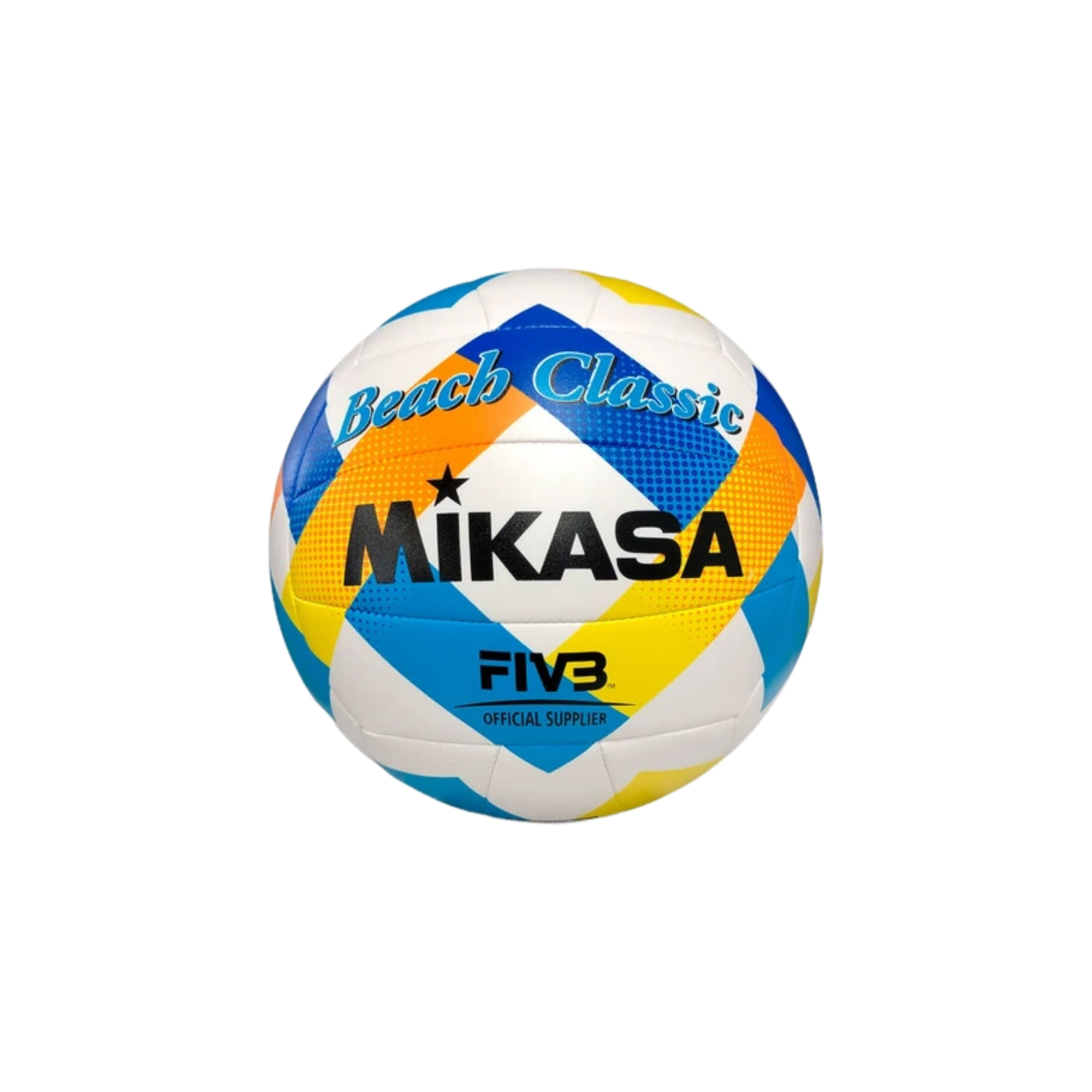 Bola De Vôlei De Praia Mikasa Bv543-Y Unissex - Branca/Amarela