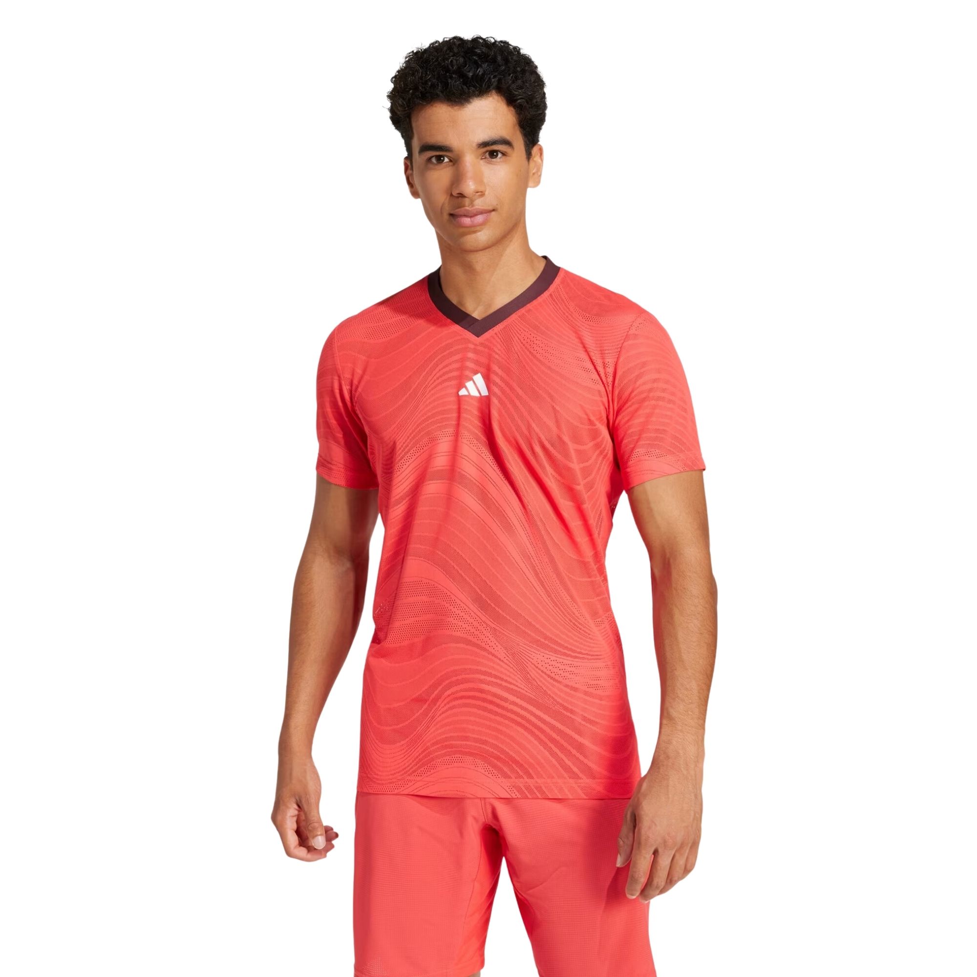 Camiseta Adidas Tennis Pro Climacool Masculina - Vermelha