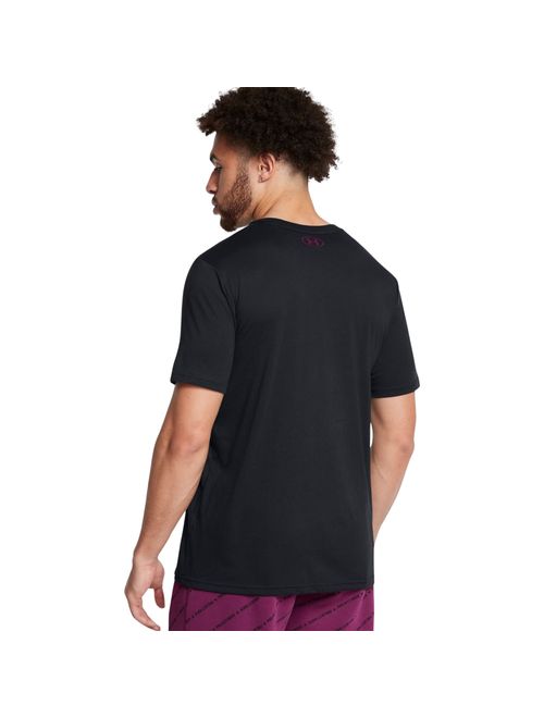 Camiseta Under Armour Project Rock Payoff Graphic Masculina - Preta/Roxa