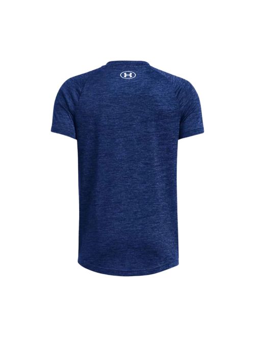 Camiseta Under Armour Tech 2.0 Infantil - Azul/Branca