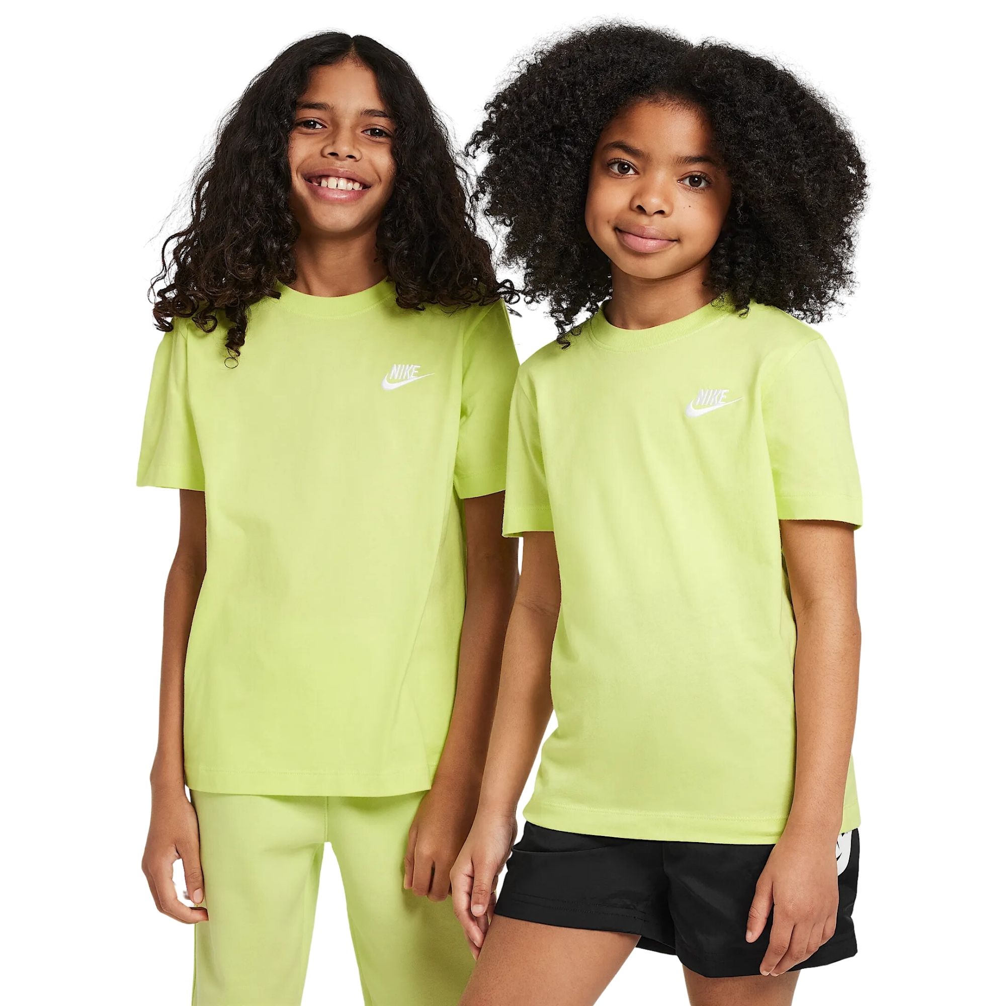 Camiseta Nike Sportswear Tee Emb Futura Infantil - Amarela