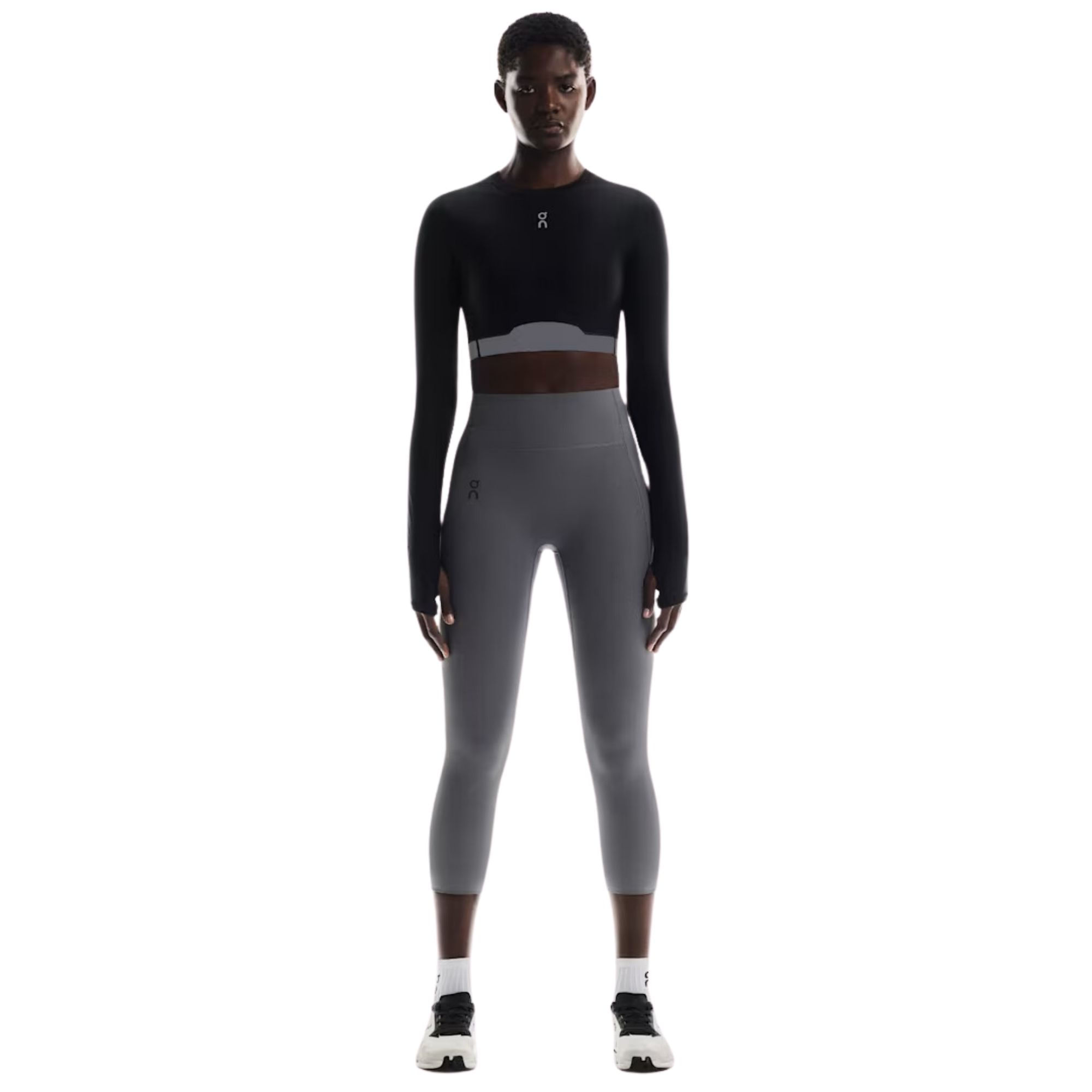 Calça Legging On Running Studio Tights 7/8 Feminina - Cinza