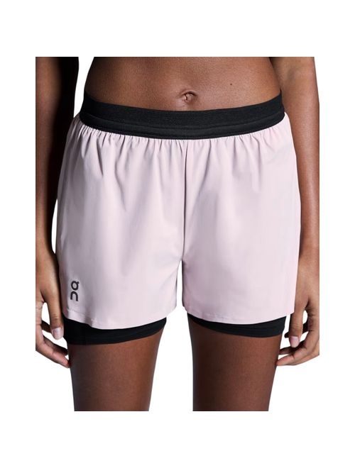 Shorts On Running Performance 2/1 3In Feminino - Rosa