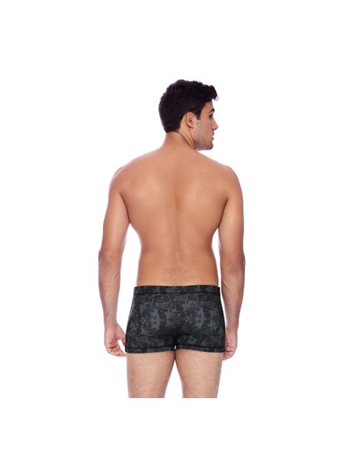 Sunga Boxer Speedo High Graphic Masculina - Preta