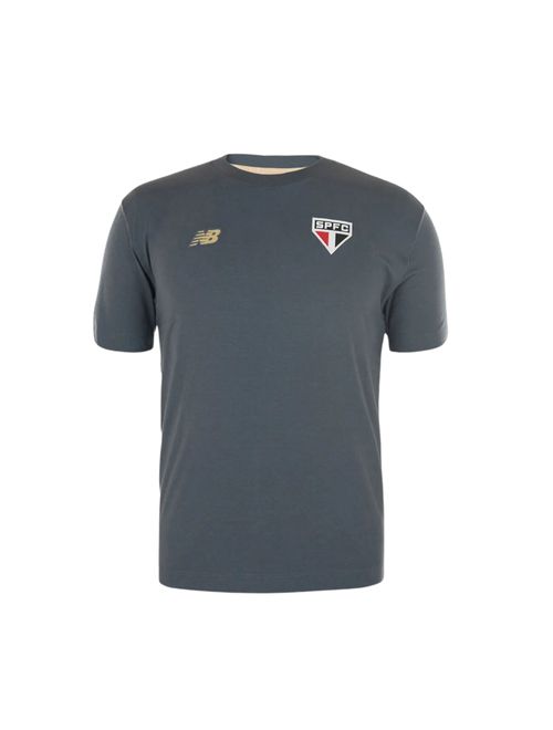 Camisa São Paulo 25/26 New Balance Viagem Masculina - Cinza