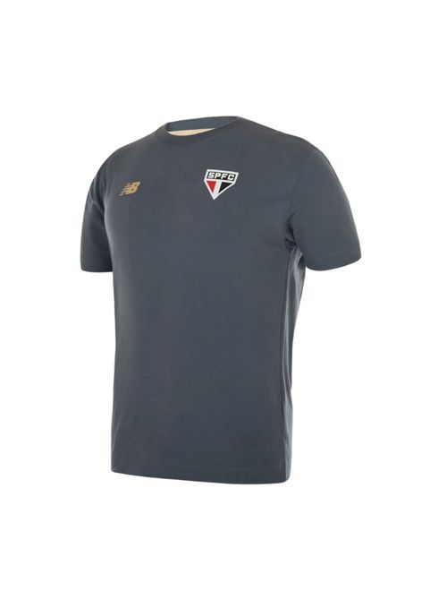 Camisa São Paulo 25/26 New Balance Viagem Masculina - Cinza