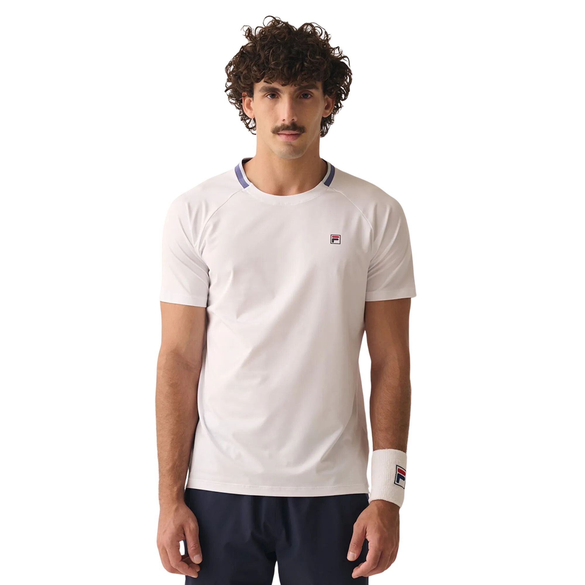 Camiseta Fila Match Ao Masculina - Branca