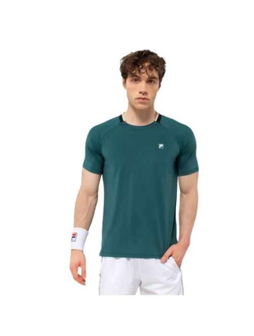 Camiseta Fila Match Ao Masculina - Verde
