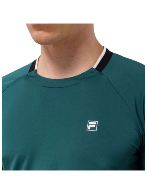Camiseta Fila Match Ao Masculina - Verde