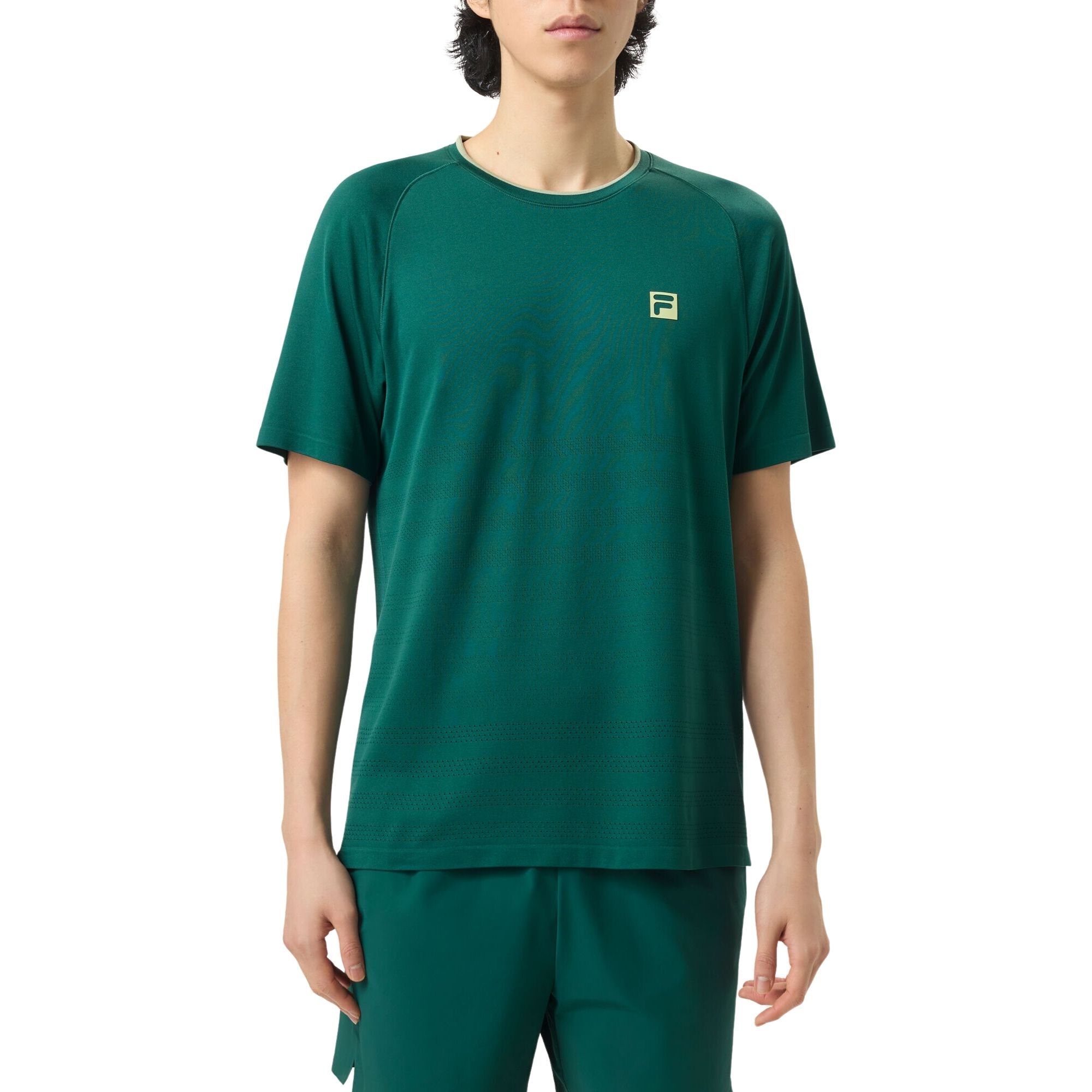 Camiseta Fila Seamless Crew Masculina - Verde