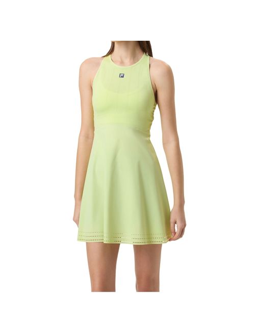Vestido Fila Ace Seamless Feminino - Verde Claro/Roxo