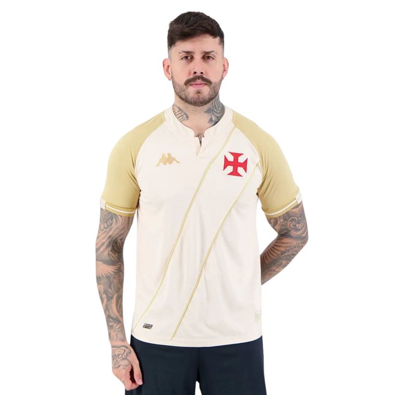 camisa-kappa-vasco-iii-24-25-masculina-bege
