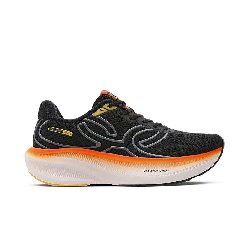 tenis-olympikus-corre-max-unissex-preto-laranja