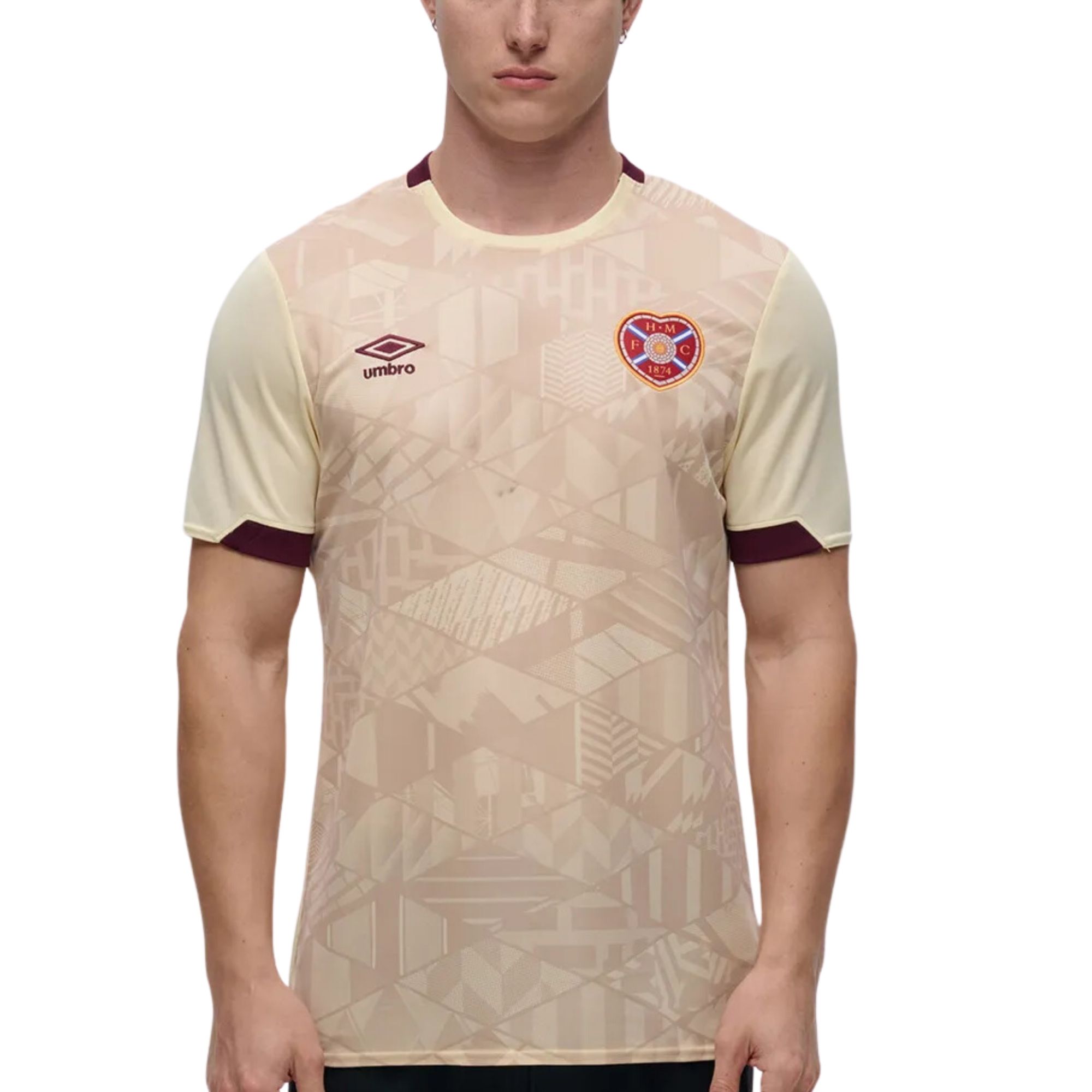 Camisa Hearts II 24/25 Umbro Masculina - Bege