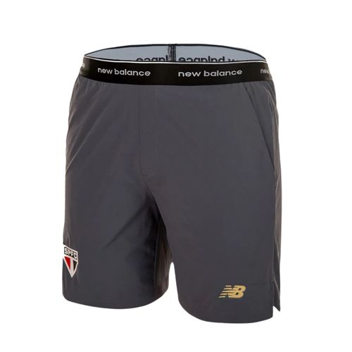 Bermuda São Paulo 25/26 New Balance Viagem Masculina - Cinza