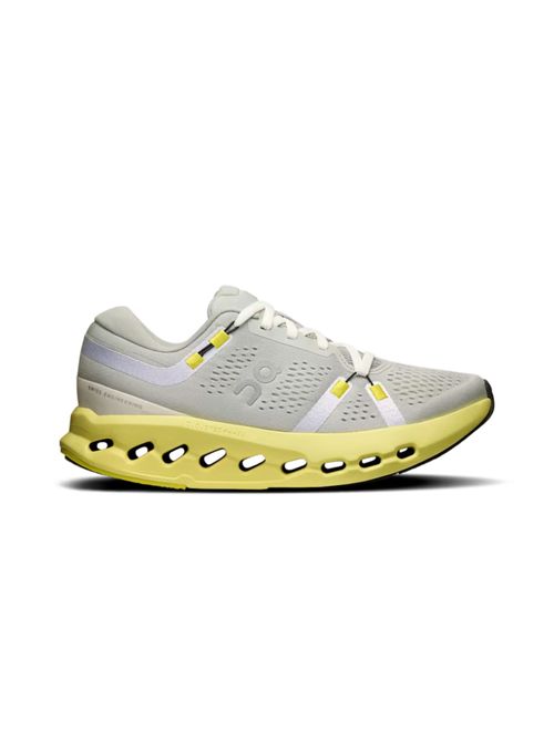 Tênis On Running  Cloudsurfer 2 Feminino - Cinza/Amarelo