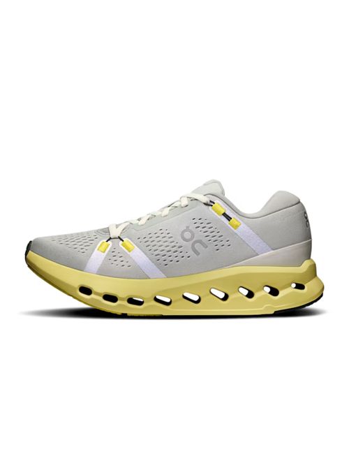 Tênis On Running  Cloudsurfer 2 Feminino - Cinza/Amarelo