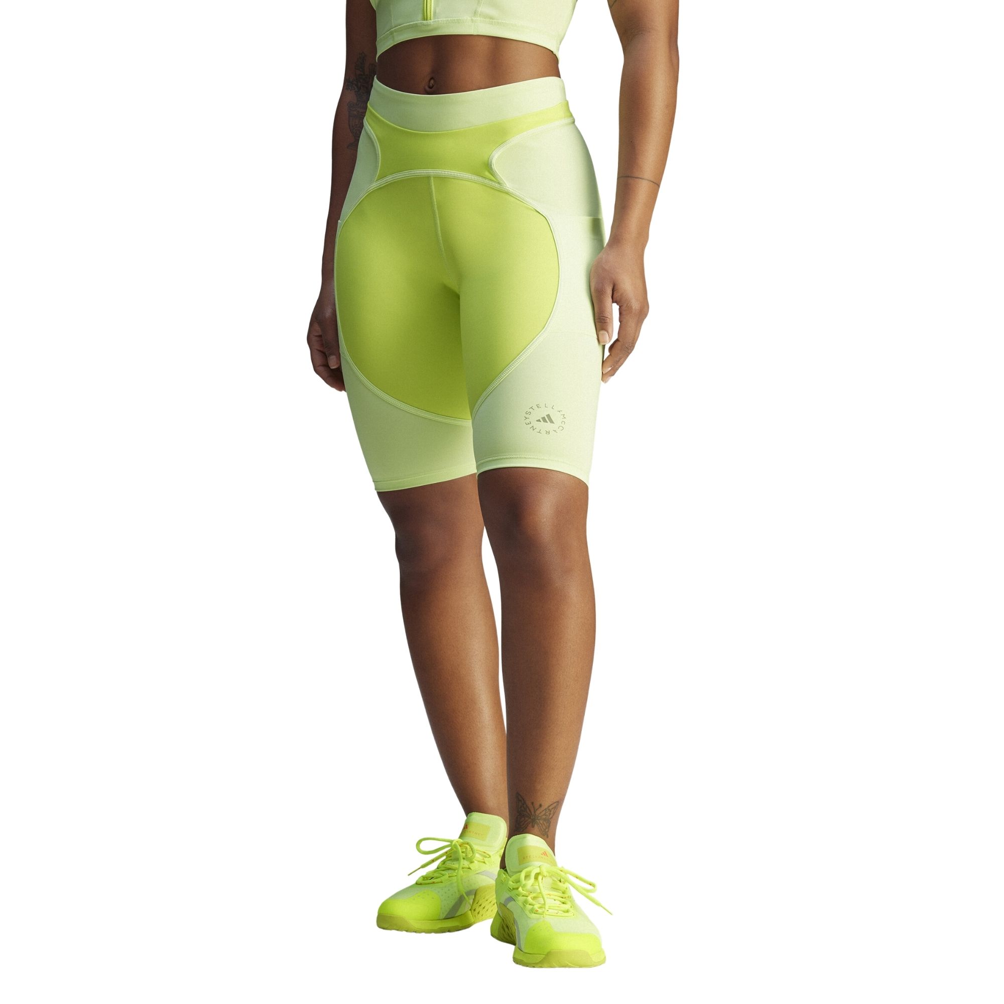 Shorts Adidas Bike Stella Mccartney Feminino - Verde Claro