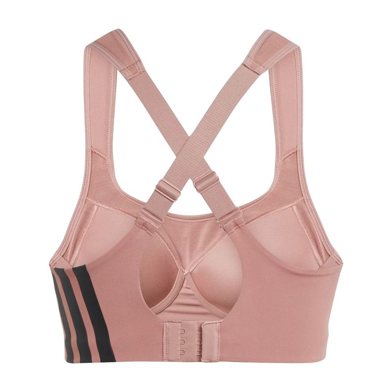 top-adidas-design-alto-suporte-tlrd-impact-feminino-marrom