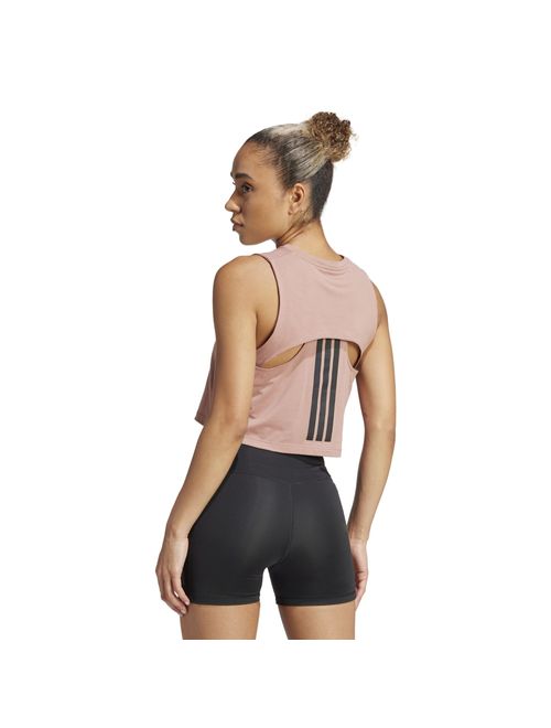 Regata Adidas Treino Boxy Power Feminina - Marrom
