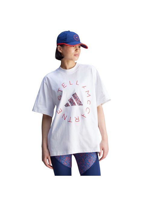 Camiseta Adidas Stella Mccartney Estampada Feminina - Branca