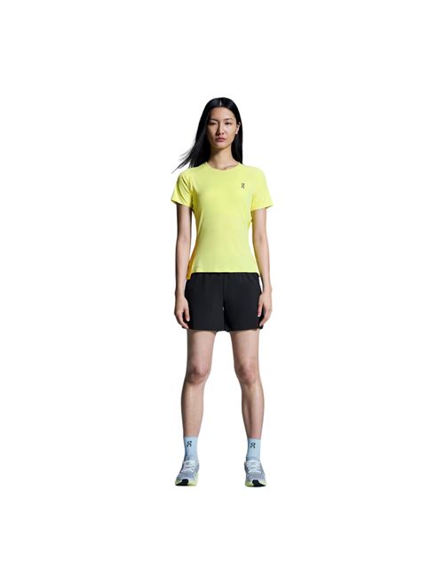 Camiseta On Running Performance-T Feminina - Amarela