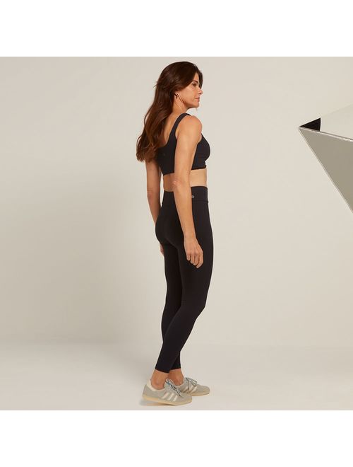 Legging Yoga Preto Canelado Cora