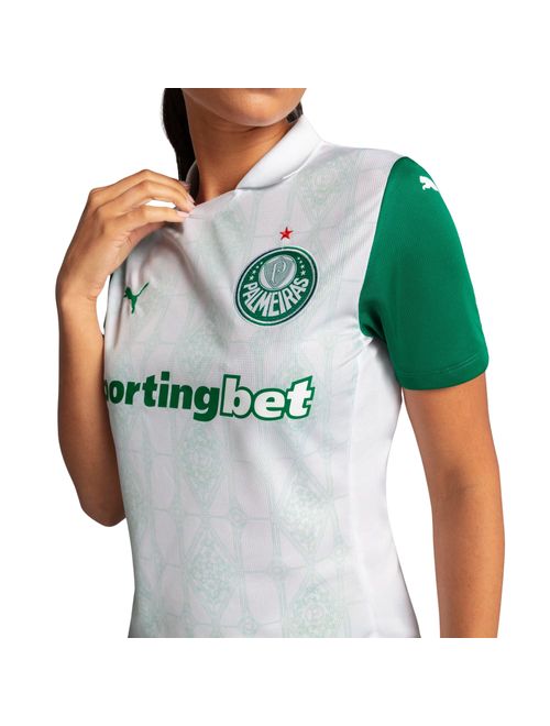 Camisa Palmeiras II 25/26 Puma Torcedora Feminina - Branca