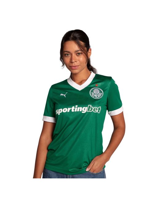 Camisa Palmeiras I 25/26 Puma Torcedora Feminina - Verde
